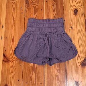 Free People Movement Shorts Womens Small Purple The Way Home High Rise